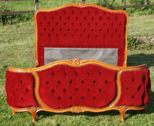 stunning french deep buttoned demi corbielle double bed