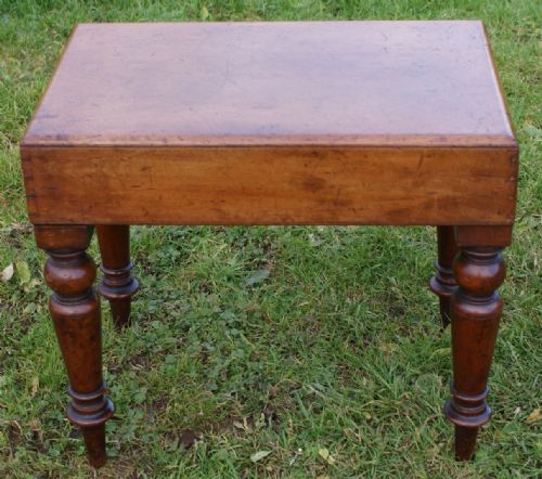 victorian mahogany bidet coffee table