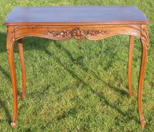 stunning french louis xv walnut writing desk side table
