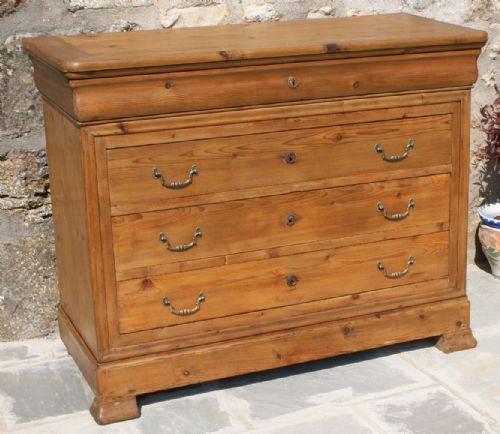 fantastic french pine louis philippe chest of drawers