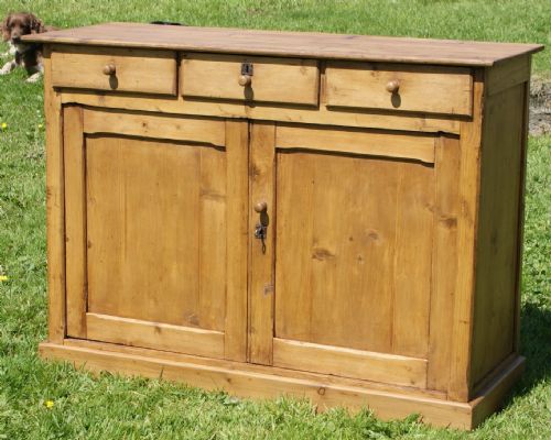 super french stripped pine buffet sideboard
