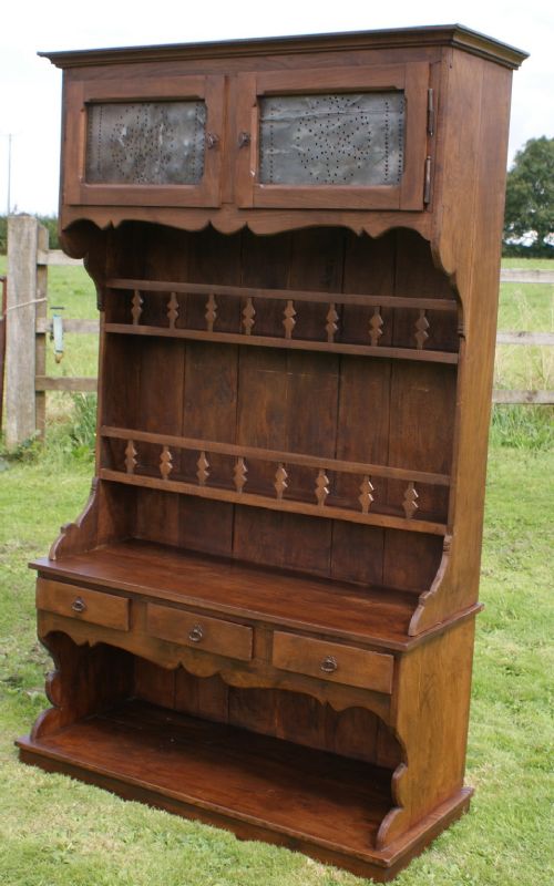 an imposing early mid 20th century antique french oak buffet dresser