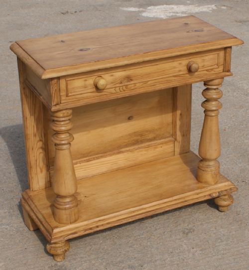 a very pretty little dutch pine side table stand