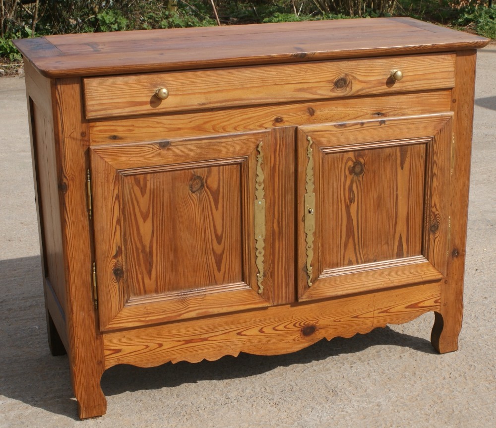 an imposing mid19th century antique french pine buffet sideboard