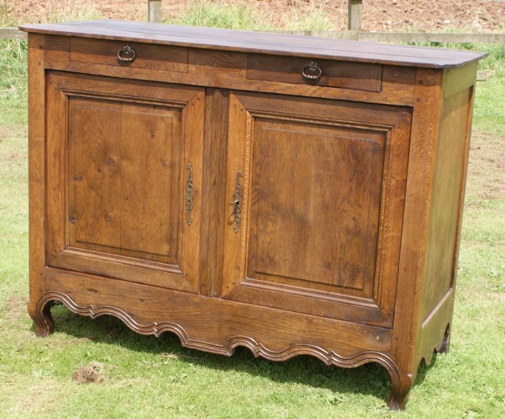 a superb mid 19th century antique french louis xv style oak buffet sideboard