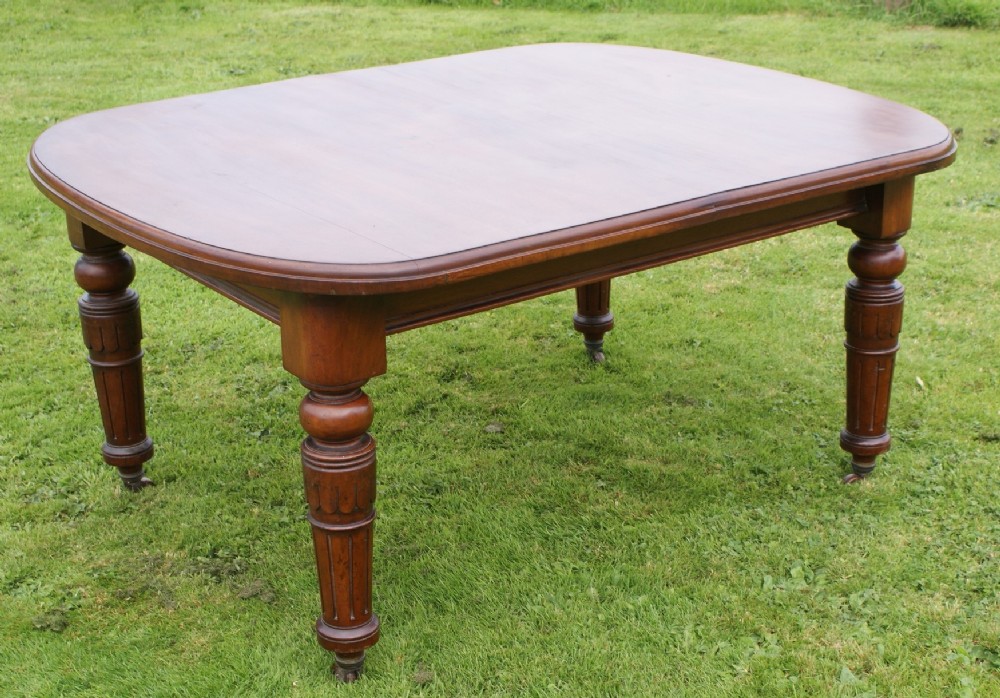 super victorian mahogany dining table