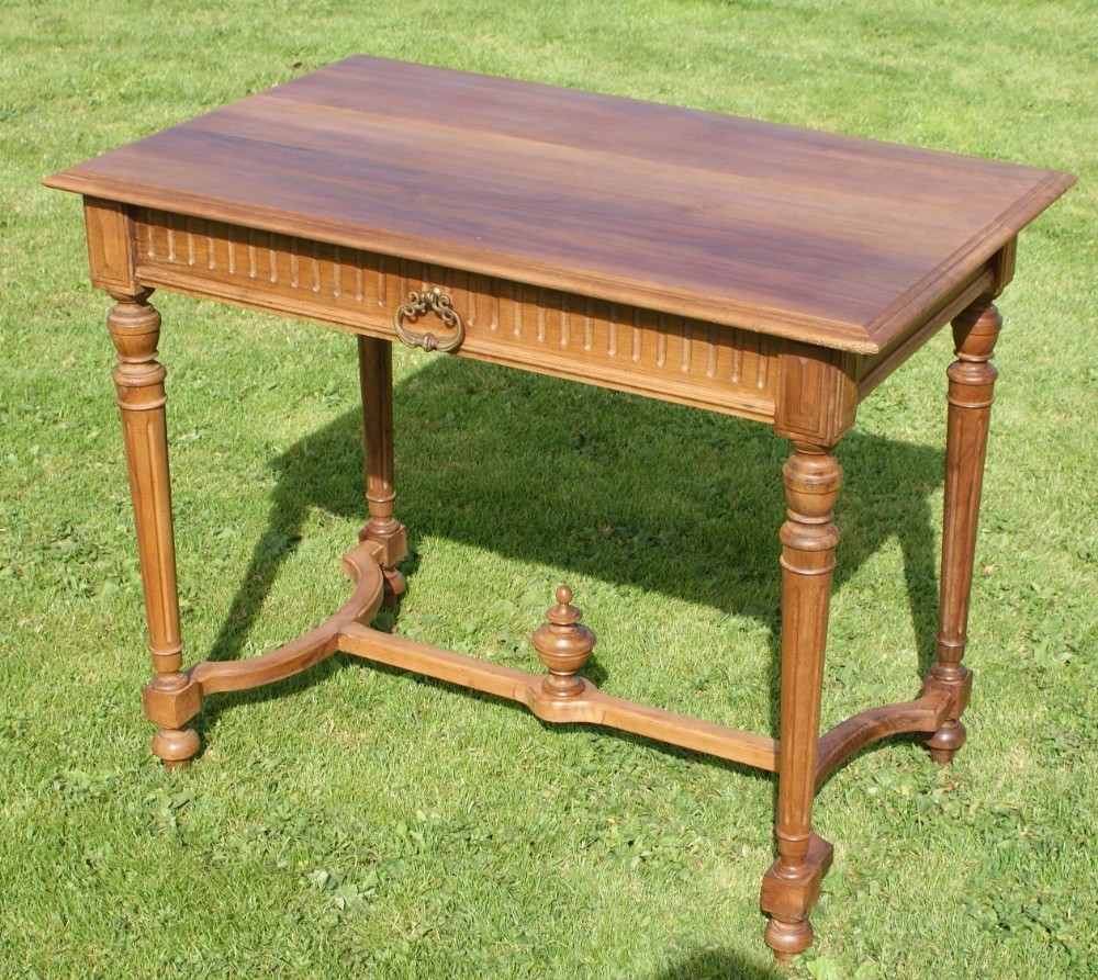 a very pretty french enpire style walnut side table
